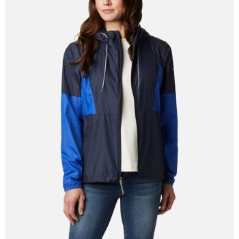 Columbia Jas Dames, Side Hill Windbreaker Donkerblauw Blauw, 38DREWVNH